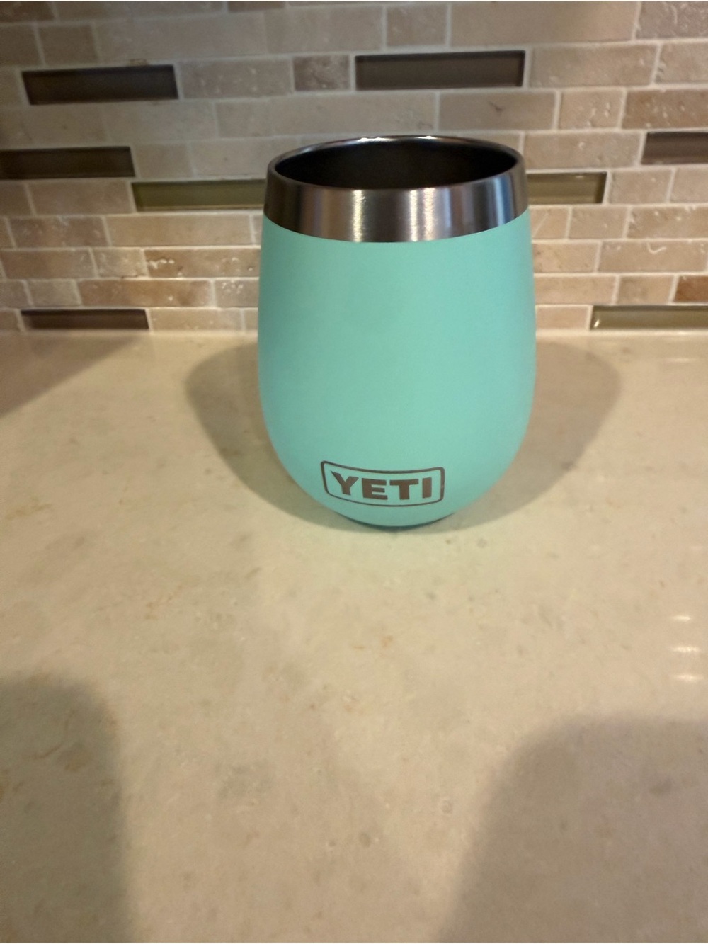 Yeti Rambler 10 oz Wine Tumbler Seafoam Teal